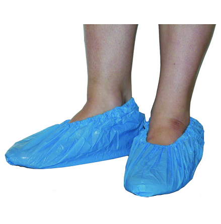 Skoskydd i plast bl� L /100