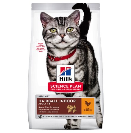 SP Hairball Indoor Adult Kattefoder med Kylling 3kg