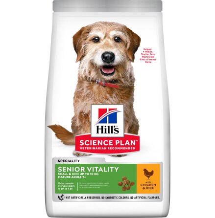 SP Canine Senior Vitality Small&Mini Chicken 1.5kg cs