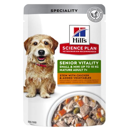 SP Canine Mature Adult Senior Vitality S/M Chicken 12x80g