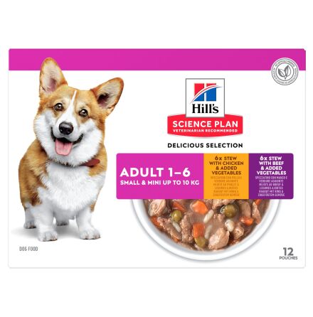 SP Canine Adult Small&Mini Chicken&Beef 12x80g