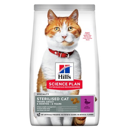 SP Feline Adult Sterilised with Duck 1.5kg