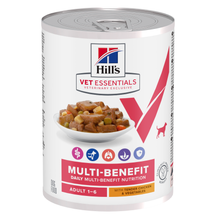 VE Canine Adult Multi-Benefit Chicken & Vegetables 12x363g