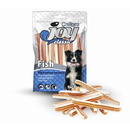 Calibra Joy Dog Classic Fish & Chicken Sandwich, 250 g.