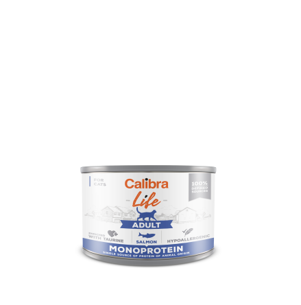 Calibra Cat Life can Adult Salmon 200 g