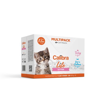 Calibra Cat Life�pouch Kitten�Multipack 12 x 85 g