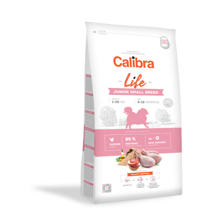 Calibra Dog Life Junior Small Breed Chicken 6 kg