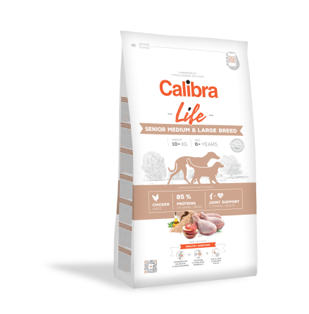 Calibra Dog Life Senior Medium&Large Chicken 12 kg
