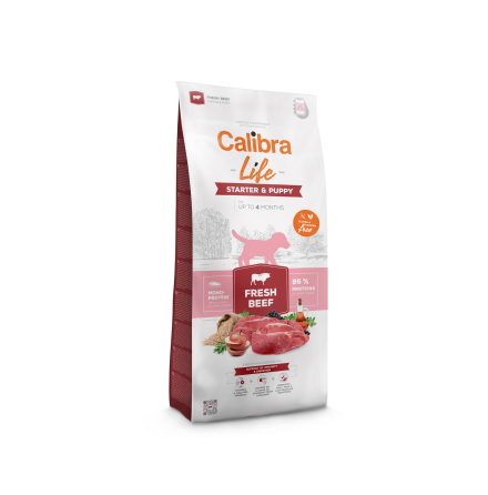 Calibra Dog Life Starter & Puppy Fresh Beef 750 g