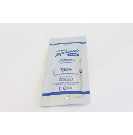 Gel f�r ultraljud Aquasonic 20g steril
