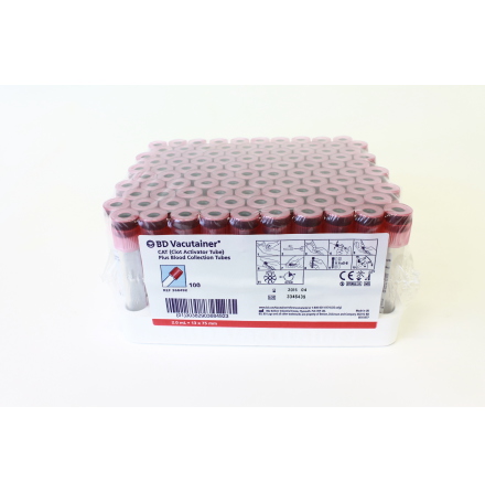 Vacutainer 2ml serum r�d /100