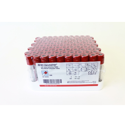 Vacutainer 4ml Serum plast/100
