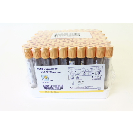 Vacutainer 6ml SST gul /100