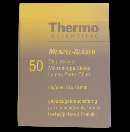 Objektglas slipade 90 grader med skrivyta /50