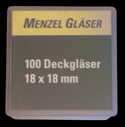 T�ckglas 18x18mm /200