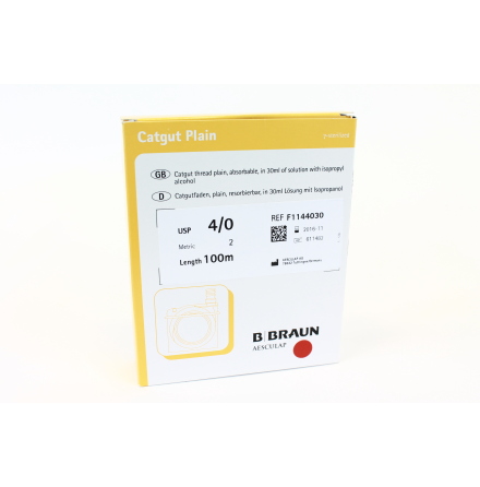 Catgut plain Braun 4/0 100m
