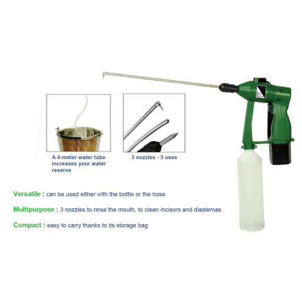 HDE HydroJet munsk�ljspruta batteridriven