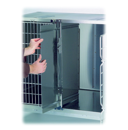 Skiljev�gg kennelbur, uttagbar till bur ca 72*68,5 cm