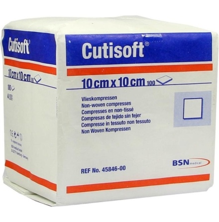 Kompress 4 lag nonwoven Cutisoft osteril 10x10 cm /100