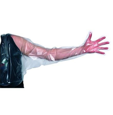 Rektalhandske med axelskydd/50