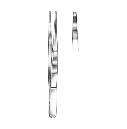 Pincett anatomisk rak ek 11cm