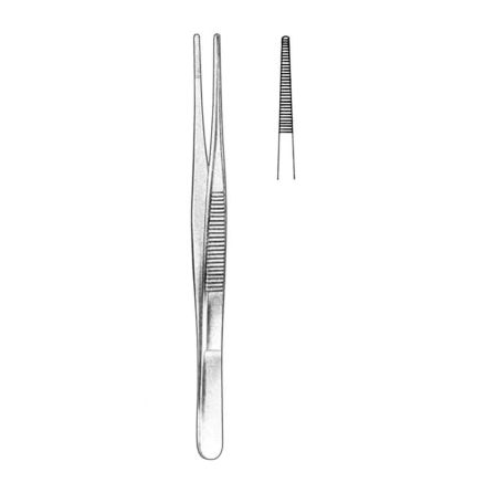 Pincett anatomisk rak ek 14cm