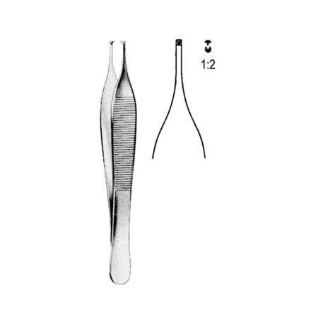 Pincett Adson kirurgisk 1x2 ek 12cm