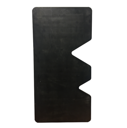 Bordskiva V� f�r ultraljud gummikl�dd 119x62cm 86-5404