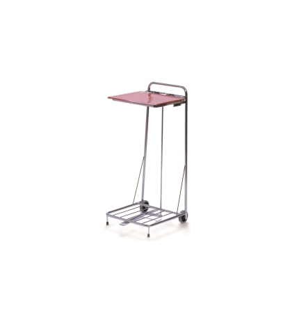 S�ckh�llare med hjul och lock 125L