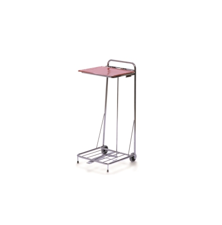 S�ckh�llare med hjul och lock 125L