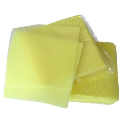 Skumtv�ttlapp 20x20cm gul /100