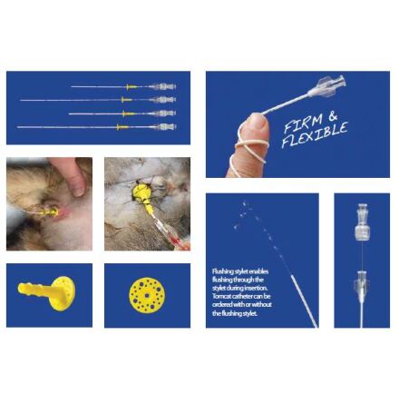 UC310S Urinkateter 1,1mm x 25cm m metalledare