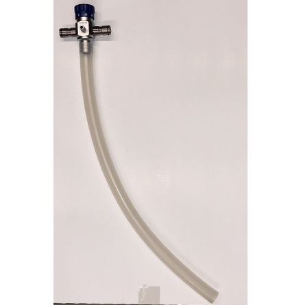 Slang till �verskottsgas silikon 25mm x 700mm