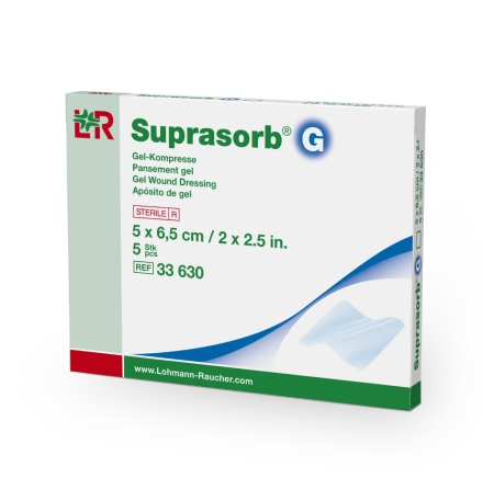 Suprasorb G gelkompress 5x6,5cm/5