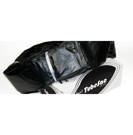 Tubesac 100 meter kassett, "Den store", Svart.