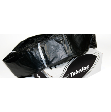 Tubesac 100 meter kassett, "Den store", Svart.