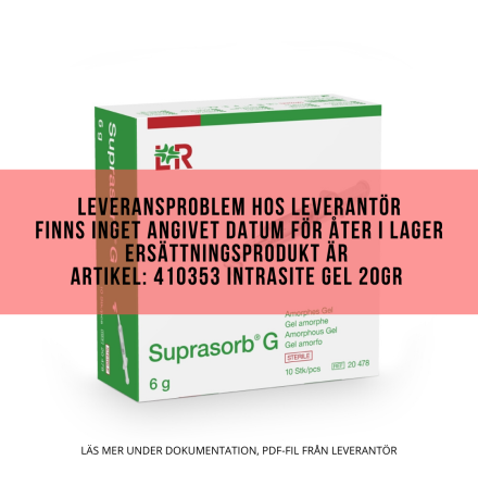 Suprasorb G Hydrogel 20g /10