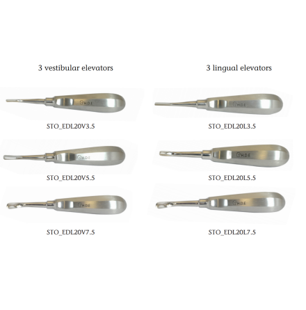 Vargtandsh�vel HDE set om 6