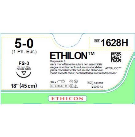 Ethilon 5/0 FS-3 45cm 1628H