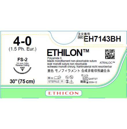 Ethilon 4/0 FS-2 45cm EH7144H
