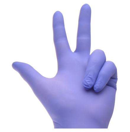 Unders�kningshandske E-power nitril X-Large Bl� /100