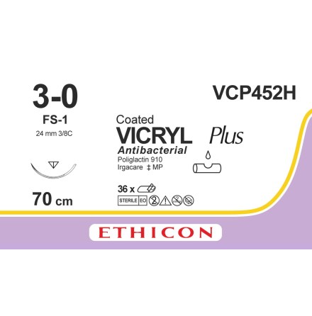 Vicryl Plus 3/0 FS-1 70cm VCP452H
