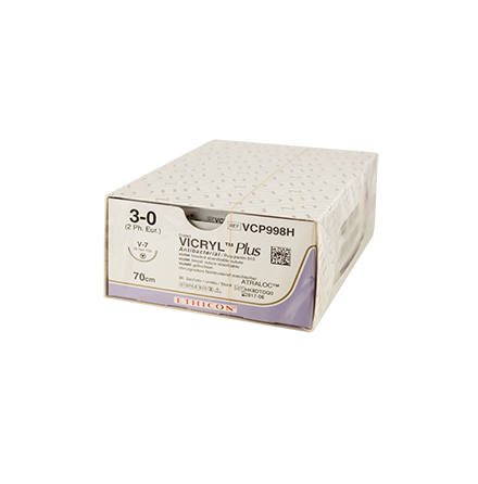 Vicryl Plus 3/0 V-7 70cm VCP998H
