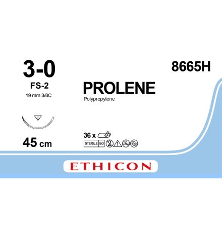 Prolene 3/0 FS-2 45cm 8665H