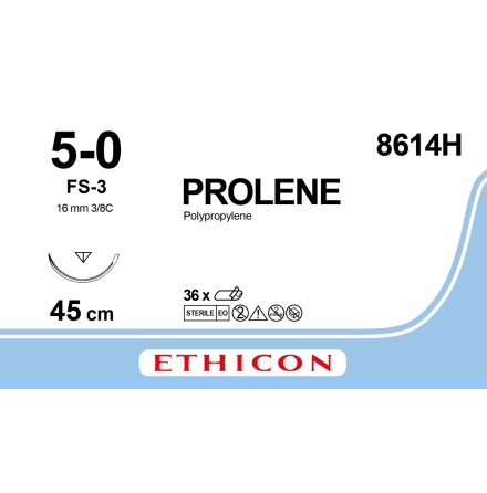 Prolene 5/0 FS-3 45cm 8614H