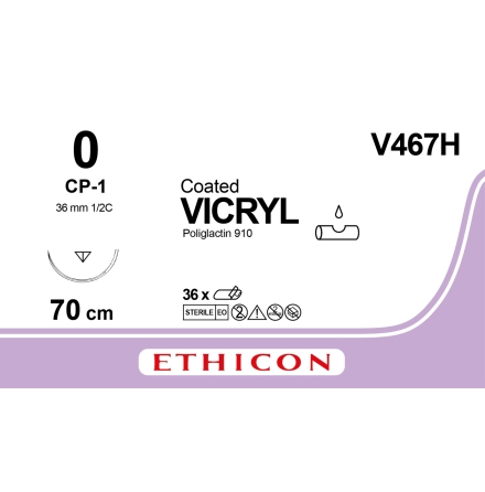 Vicryl  0 CP-1 70cm V467H