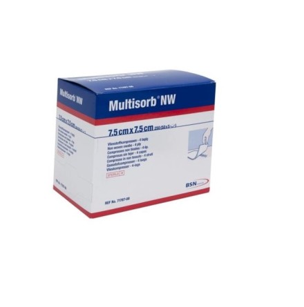 Kompress 4 lag Multisorb steril 7,5x7,5cm 5p/50