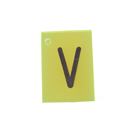 M�rkskylt till r�ntgen plast V