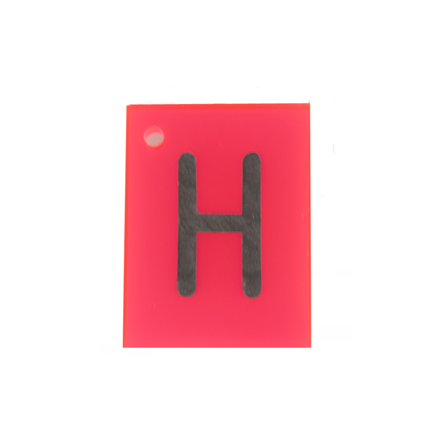 M�rkskylt till r�ntgen plast H