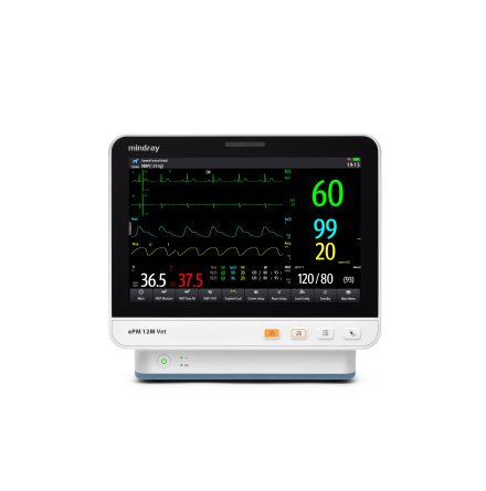 Mindray ePM12 Vet, touch, printer, + CO2 and AG